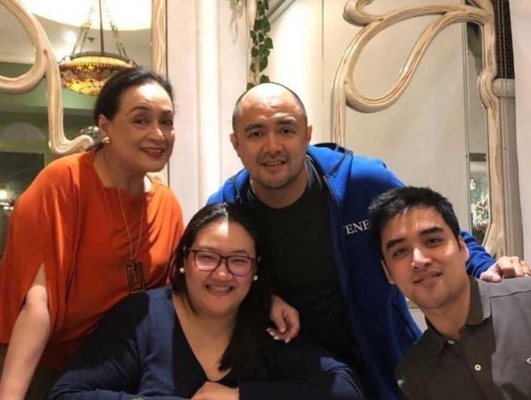 CONEY Reyes with her three children namely Carla Mumar, Lawrence Anthony Mumar and Mayor  Vico Sotto